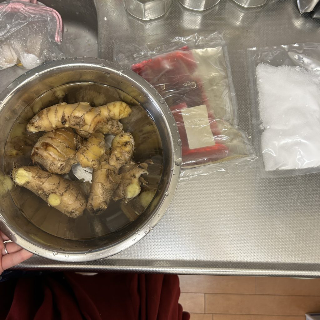 フェリシモしょうが漬けの材料