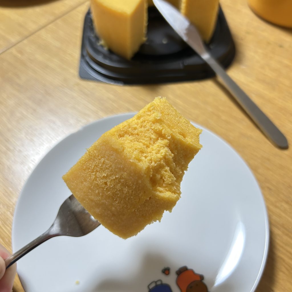 とよんちのたまごのバウムクーヘン　食べかけだけど