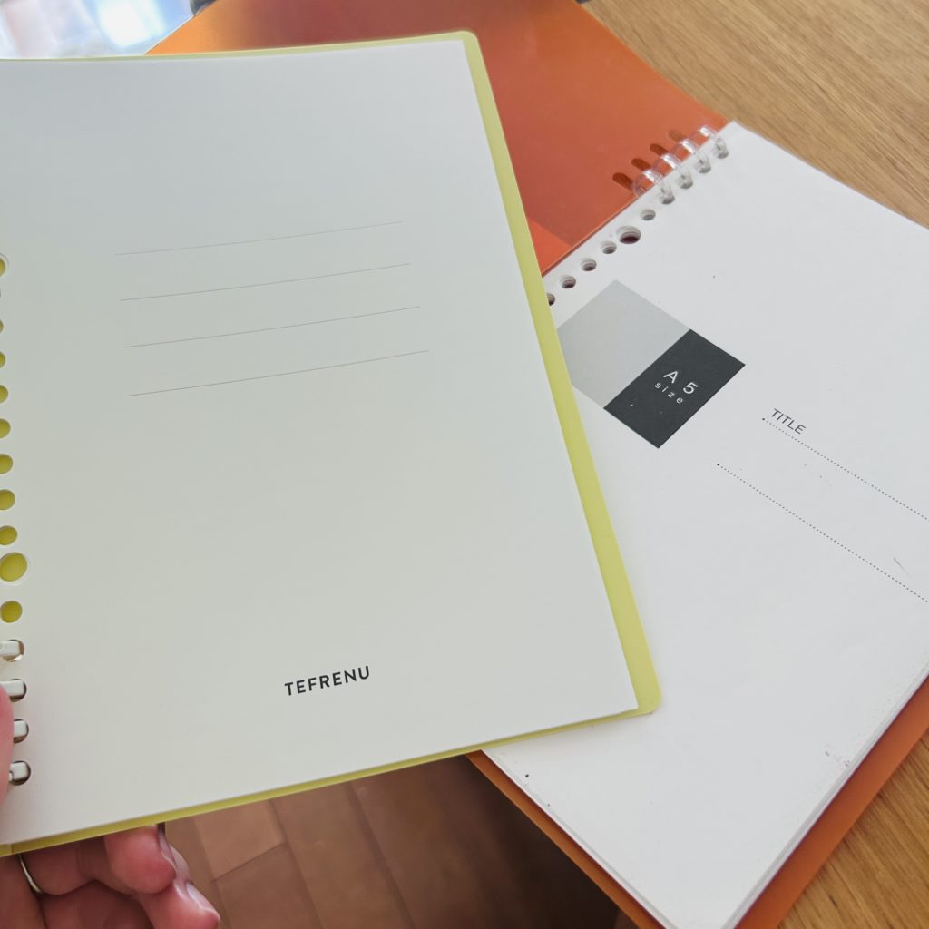 新旧テフレーヌの初期付属リーフ比較