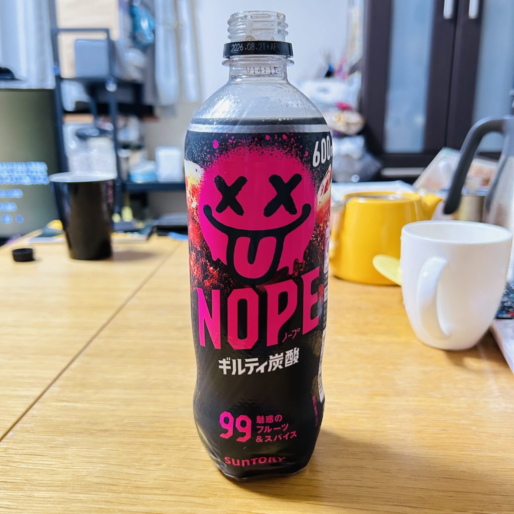 購入してきたペットボトルのノープ1本 100円